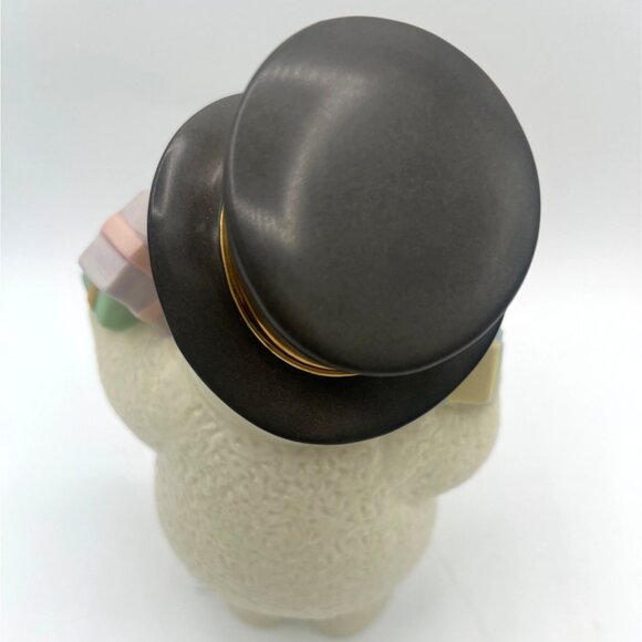 Lenox Snowman Porcelain Figurine Collection Special Delivery Gold Anthropomorphi - Picture 3 of 9